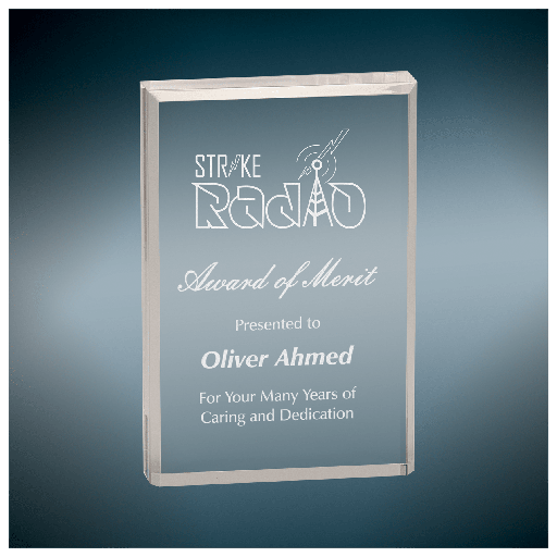 [BAC021] 4" x 6" Clear Rectangle Acrylic