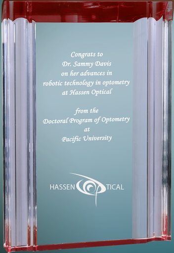 [CHL23RD] 5" x 7" Red Channel Acrylic