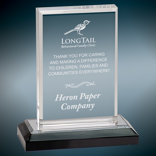 [IMP201S] 5" x 6" Silver Beveled Impress Acrylic