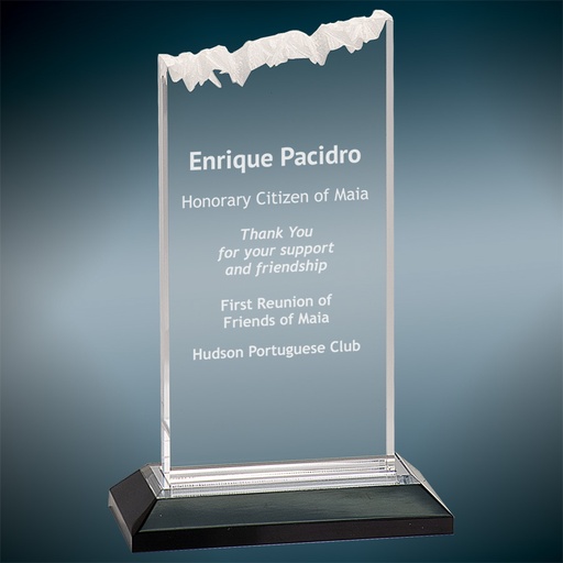 [IMP403S] 5" x 8" Silver Frosted Impress Acrylic