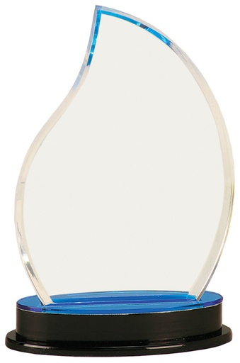 [IMP901BU] 8 1/4" Blue Flame Impress Acrylic