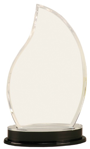 [IMP902S] 9 1/4" Silver Flame Impress Acrylic