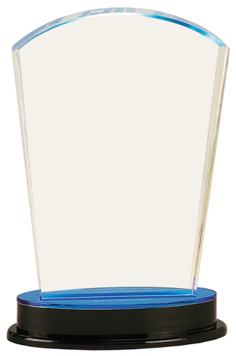 [IMP851BU] 8 1/4" Blue Arch Impress Acrylic