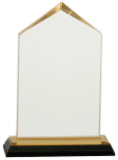 [IMP151G] 3 1/2" x 6 1/2" Gold Jewel Impress Acrylic