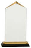 [IMP152G] 3 1/2" x 7 1/2" Gold Jewel Impress Acrylic