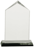 [IMP151S] 3 1/2" x 6 1/2" Silver Jewel Impress Acrylic