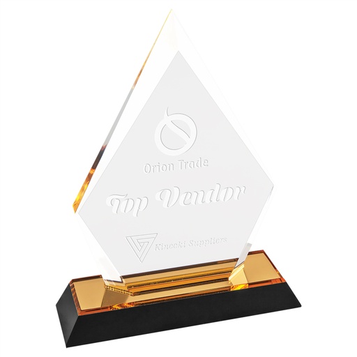 [IMP160G] 7" Gold Arrow Point Impress Acrylic