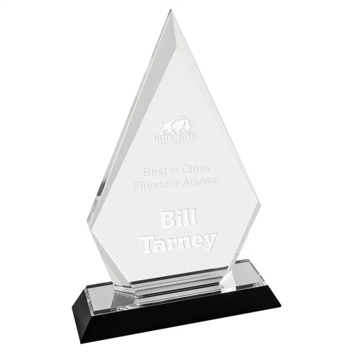 [IMP161S] 8" Silver Arrow Point Impress Acrylic