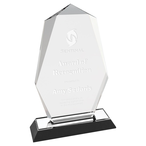 [IMP166S] 8" Silver Octagon Point Impress Acrylic