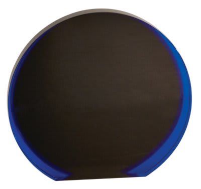 [LCR6BKB] 6 1/4" Black/Blue Luminary Circle Acrylic