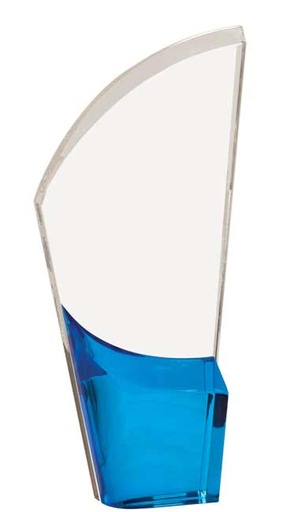 [LNA22BU] 9 1/2" Blue Lunar Acrylic