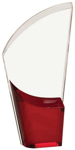 [LNA13RB] 8 1/2" Red Lunar Acrylic