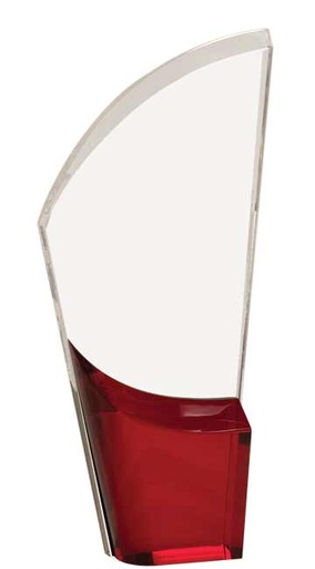 [LNA23RB] 9 1/2" Red Lunar Acrylic