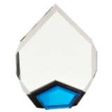 [MAQ79BU] 7" x 9" Blue Marquis Acrylic