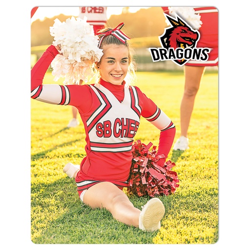 [CLX5996] 8" x 10" Gloss Silver ChromaLuxe Aluminum Photo Panel