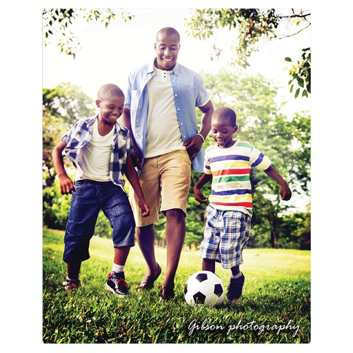 [CLX4020] 15" x 18.75" Gloss White ChromaLuxe Aluminum Photo Panel