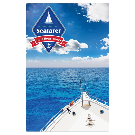 [CLX4287] 11" x 17" Gloss White ChromaLuxe Aluminum Photo Panel