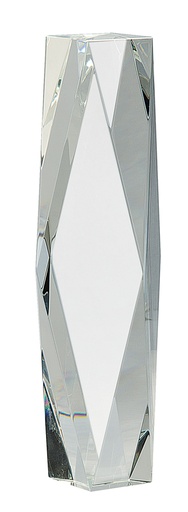 [CRY90] 12" Clear Crystal Facet Tower