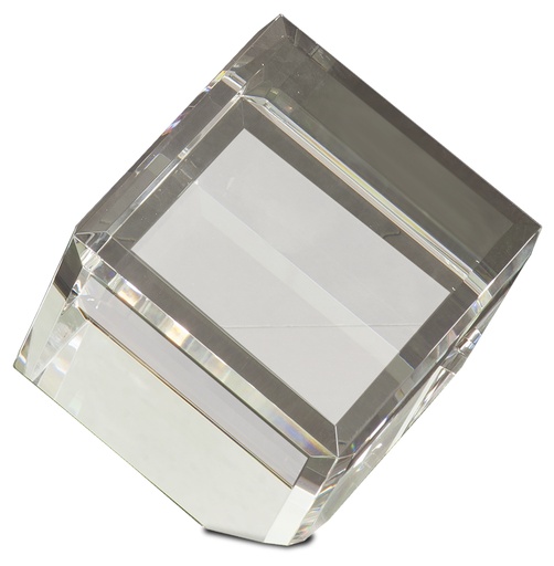 [CRY048XXXL] 4" x 4" Crystal Cube