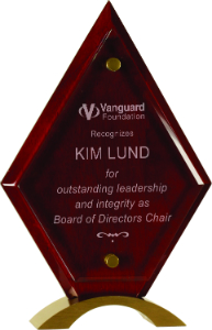 [FSG110] 10" Diamond Rosewood Piano Finish Floating Jade Glass Standup