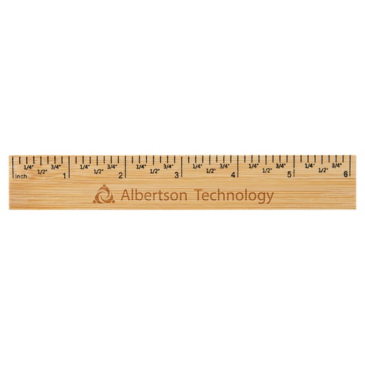 [GFT052] 6" Bamboo Ruler