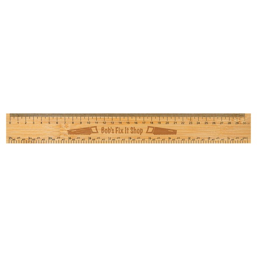 [GFT053] 12" Bamboo Ruler