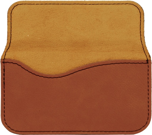 [GFT265] 4 1/2" x 2 3/4" Rawhide Laserable Leatherette Flexible Business Card Holder