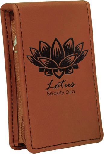 [GFT278] 7-Piece Rawhide Laserable Leatherette Manicure Gift Set