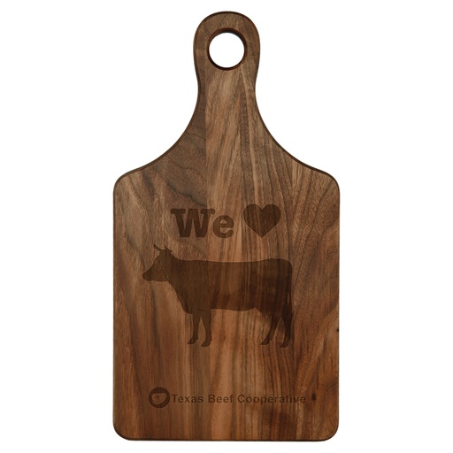 [GFT167] 13 1/2" x 7" Walnut Paddle Shape Cutting Board