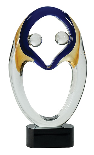 [AGS16] 13 3/4" Together Art Glass