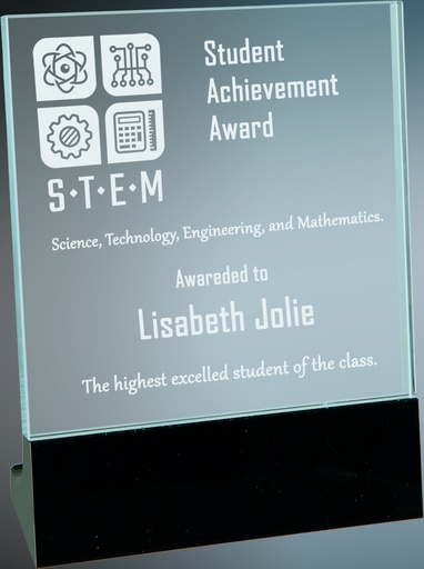 [GSU102] 5 1/8" x 6 1/2" Glass Stand Up