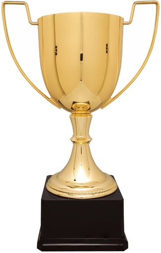[CZC706G] 17 1/2" Gold Completed Zinc Cup Trophy on Plastic Base