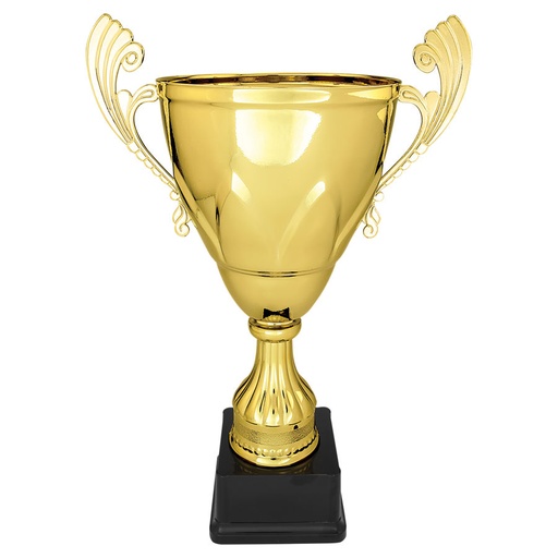 [CMC713G] 15" Gold Completed Metal Cup on Plastic Base