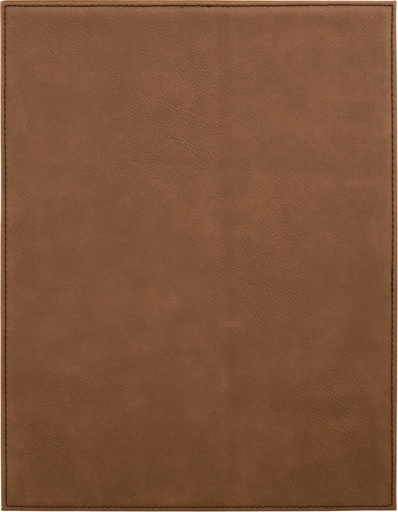 [LLP2912] 9" x 12" Dark Brown Laserable Leatherette Plaque