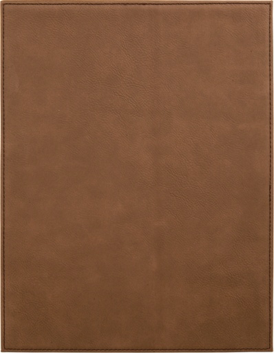 [LLP21013] 10 1/2" x 13" Dark Brown Laserable Leatherette Plaque
