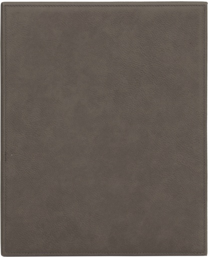 [LLP51013] 10 1/2" x 13" Gray Laserable Leatherette Plaque