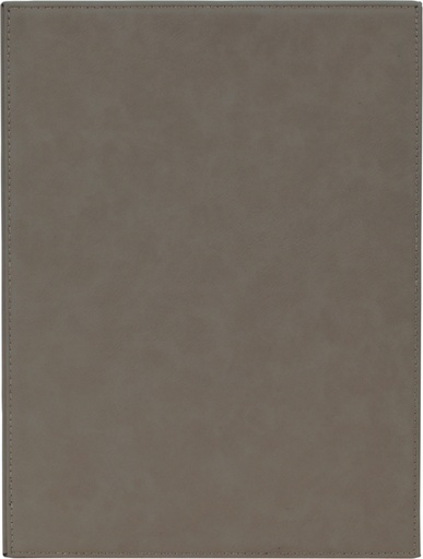 [LLP579] 7" x 9" Gray Laserable Leatherette Plaque
