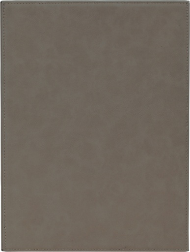 [LLP579] 7" x 9" Gray Laserable Leatherette Plaque