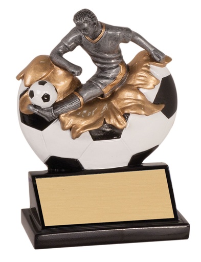 [XP108] 5 1/4" Male Soccer Xploding Resin