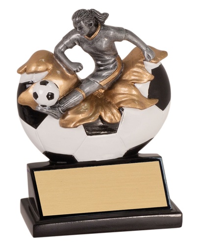 [XP109] 5 1/4" Female Soccer Xploding Resin
