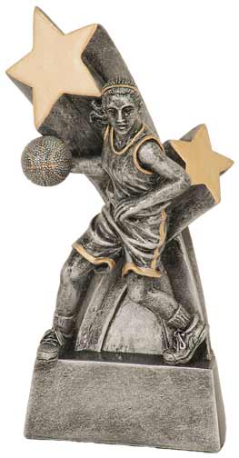 [RSS104] 6" Female Basketball Super Star Resin