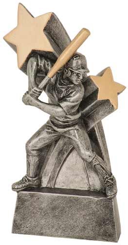 [RSS122] 6" Female Softball Super Star Resin