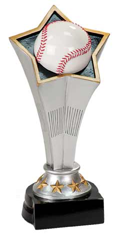 [RSC301] 8 3/4" Baseball Rising Star Resin