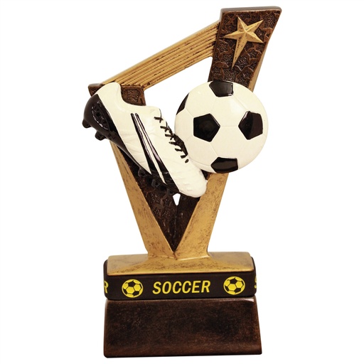 [TBR04] 6 1/2" Soccer Trophybands Resin