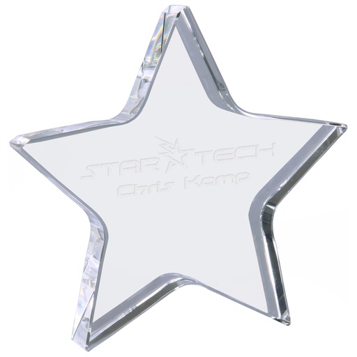 [CRY7128M] 5" x 5" Crystal Star