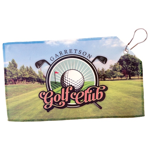 [SBL047] 7 1/2" x 13" White Sublimatable Golf Towel