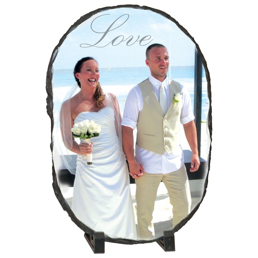 [SBL068] 7 1/2" x 11" Oval Gloss SubliStone