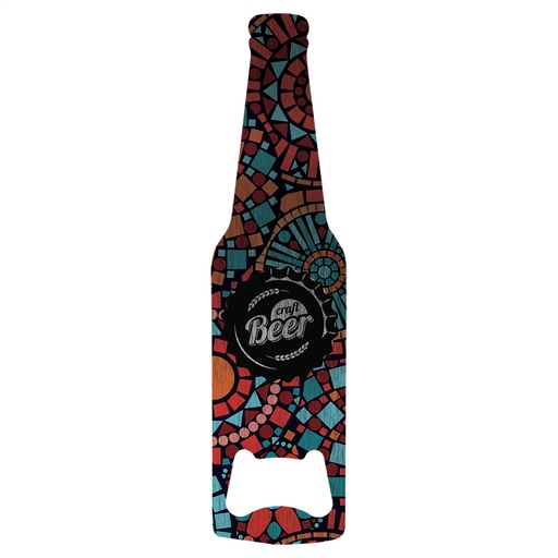 [SBL116] 1 7/16" x 5 3/4" Sublimatable Stainless Steel Bottle Shaped Bottle Opener