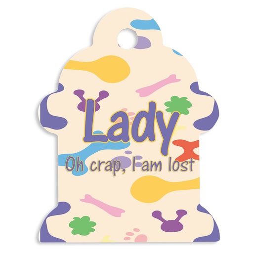 [PET005SUB] 7/8" x 1" White Sublimatable Fire Hydrant Pet Tag