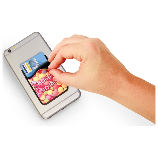 [SBL087] 2-in-1 Cell Phone Wallet with Sublimatable & Removable Cleaning Insert